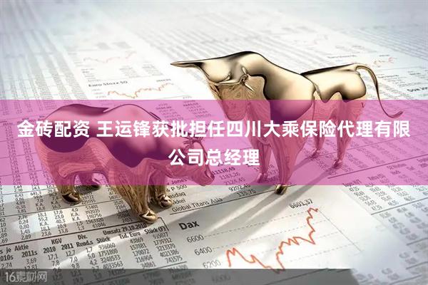 金砖配资 王运锋获批担任四川大乘保险代理有限公司总经理